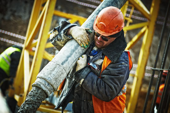 Pouring Cement